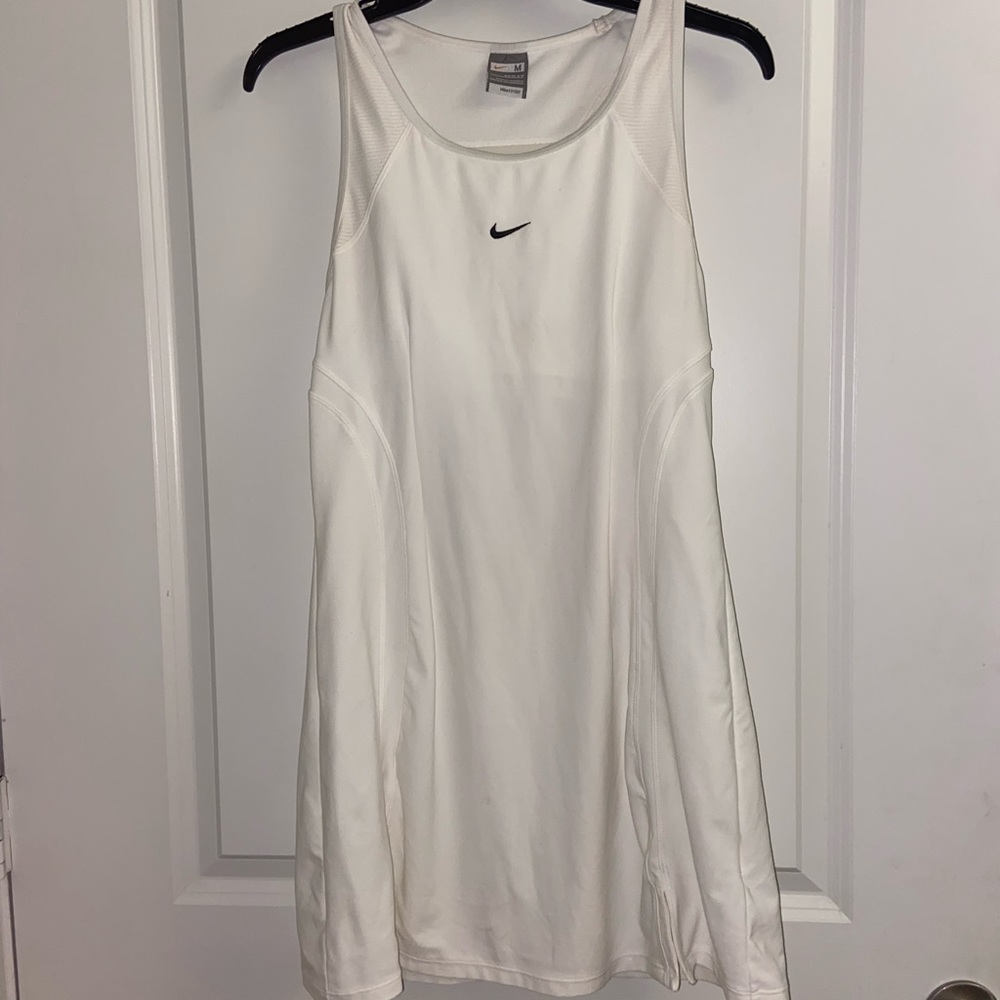 white nike tennis dress